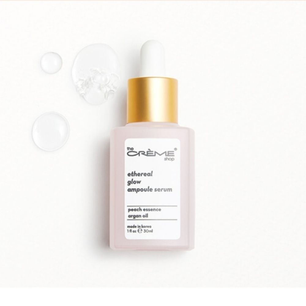 The Creme Shop Cremecoction Ethereal Glow Ampoule Serum Peach Argan Oil 1oz New